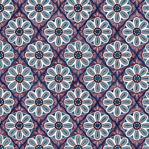 MINI Moroccan tiles - amethyst