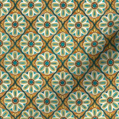 MINI Moroccan tiles - emerald