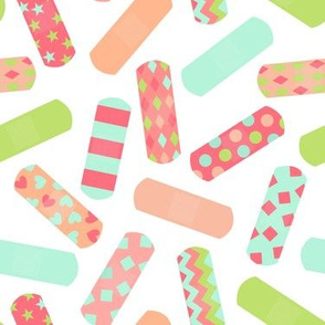 Bandaids - Small - Mint, Raspberry