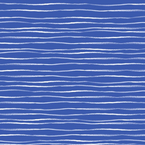 Painted Stripes on Blue