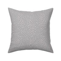 Little spots and speckles panther animal skin abstract minimal dots in soft pink gray SMALL