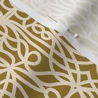 Crewel Threads ~ Cream on Gold