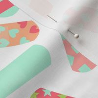 Bandaids - Medium - Mint, Raspberry