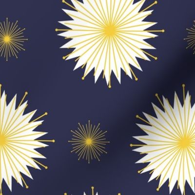 Dreamy Dandelions - Navy