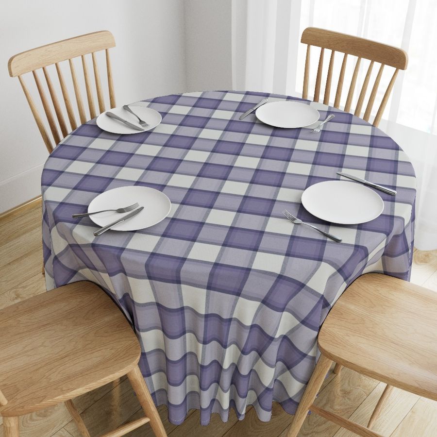 Shades of Lavender Plaid- large scale