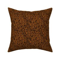 animal print - small scale burnt orange