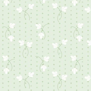 Carrie Floral Toss: Mossy Green Small Floral
