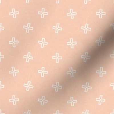 Tilty Plus Sign in Blush Linen