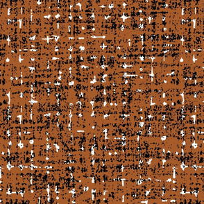 mid century burnt sienna tweedy textures