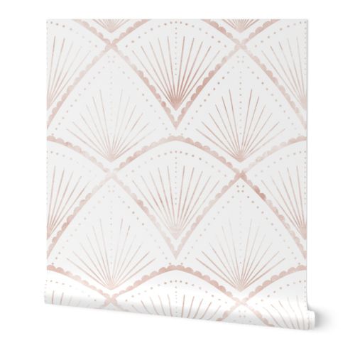arcos, rosado Papel tapiz | Spoonflower