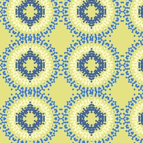 Diamonds And Circles Fabric, Wallpaper and Home Decor