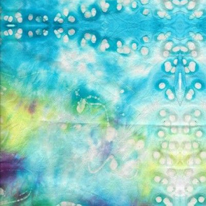 Blue Flower Kaleidoscope  by Shari Lynn's Stitches