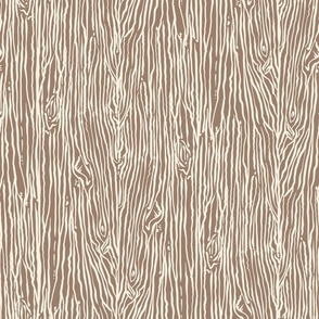 Illustrated Texture Art - The Mighty Oak - French Country Brown