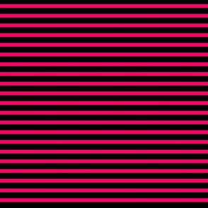 color block hot pink black stripes