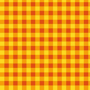 GINGHAM (orange) LARGESCALE