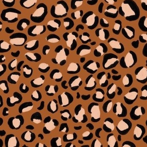 Safari Leopard in Rust and Blush