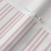 Powdery Pink Bandy Stripe: Rose Pink Horizontal Stripe