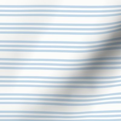 Blue Bandy Stripe: Light Blue Horizontal Stripe 