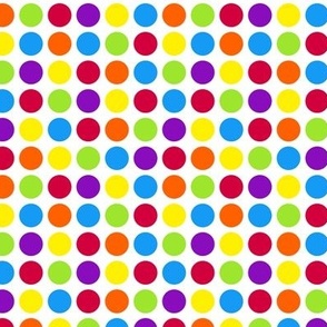 Bright Rainbow Dot Pattern