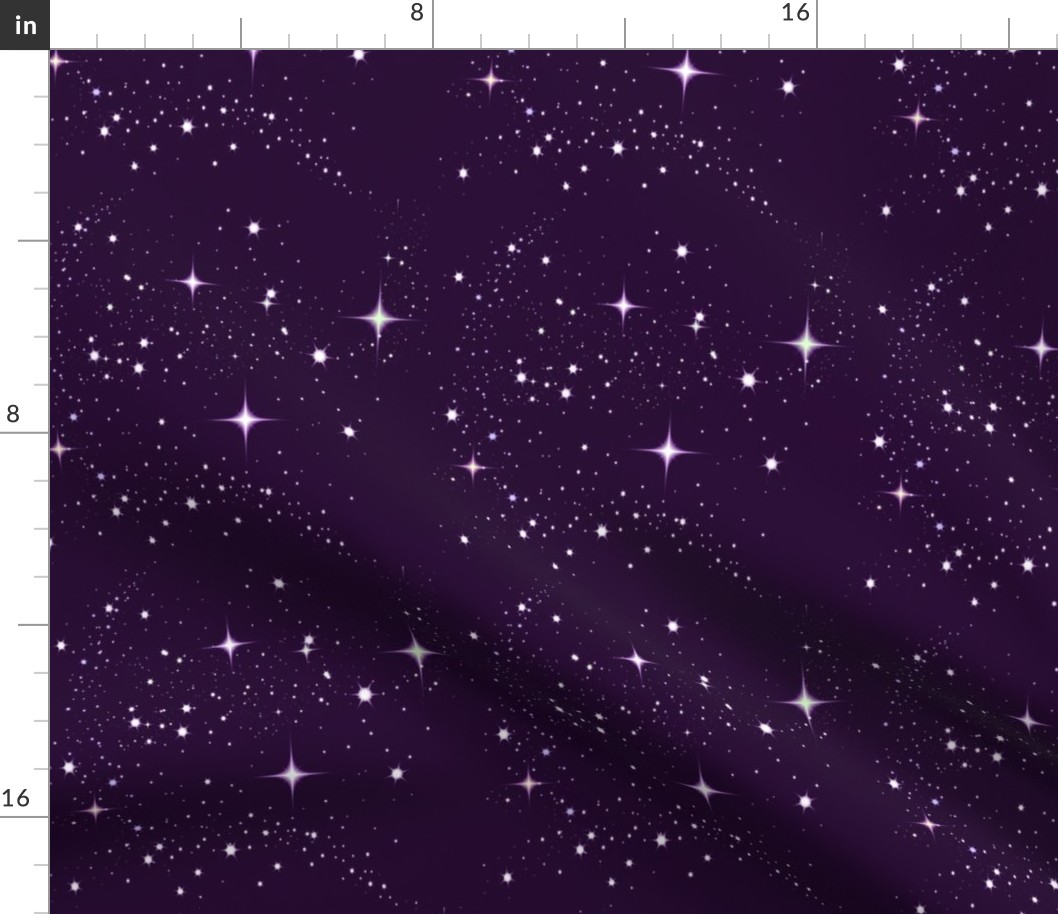 Galaxy Glitter Purple