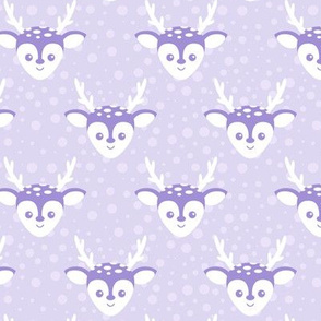 Baby Deer Lavender on Lavender