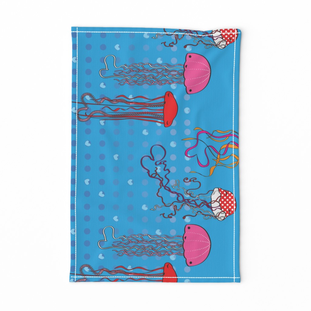 Jellyfish Valentines (border)