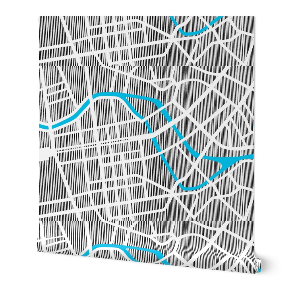 berlin map stripes 1 yard repeat