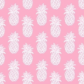 Pink Pineapple fabric and wallpaper , Hawaiian, , Island Paradise