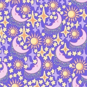 Violet Half-Moon+Sun