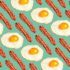 Bacon & Eggs - Teal