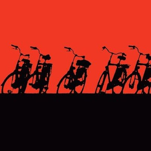 bicycle silhouettes