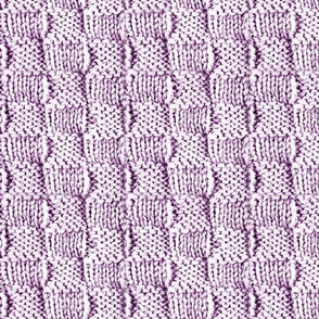 Knit and Purl Pale Lilac Stitch  