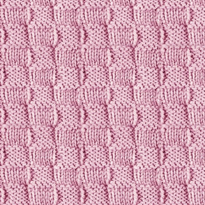 Knit and Purl Bright Pink Stitch  