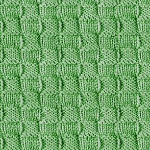 Knit and Purl Bright Green Stitch  