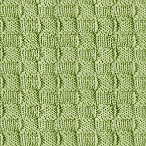 Knit and Purl Bright Lime Green Stitch  