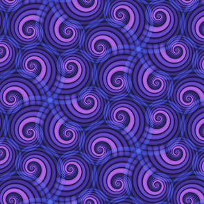 Blue Swirls, 15.6"