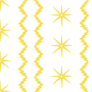 STARS AND STRIPES BOLD YELLOW