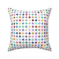 Multicolored Bright crosses, medium