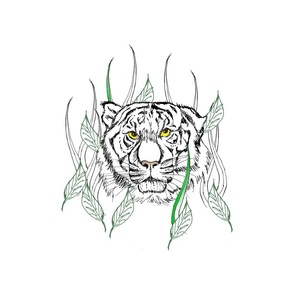 Tiger Line Art