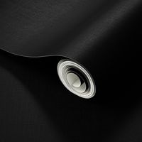 Solid Black Fabric Black Wallpaper