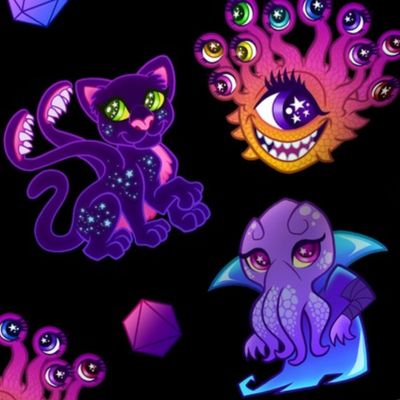Dungeons and Dragons Cute Kawaii Monsters LARGE