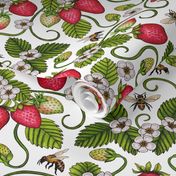 Strawberries & Honey Bees - Spring/Summer Pattern