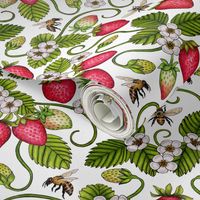 Strawberries & Honey Bees - Spring/Summer Pattern