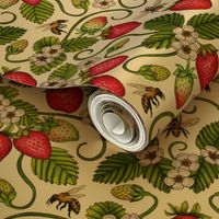 Strawberries & Honey Bees - Spring/Summer Pattern