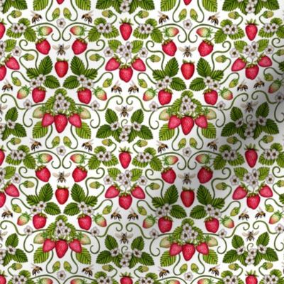 Strawberries & Honey Bees - Spring/Summer Pattern