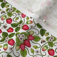 Strawberries & Honey Bees - Spring/Summer Pattern