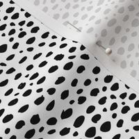 Cool abstract leopard dalmatian dots and spots scandinavian style design gender neutral black and white SMALL