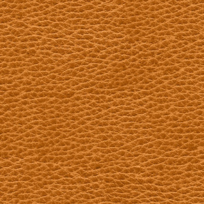 Leather Texture- Tangerine Orange