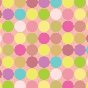 dots_strawberry pink_yellow_blush