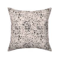 Ink speckles and thick stains spots and dots messy minimal boho design Scandinavian style nursery nude sand black